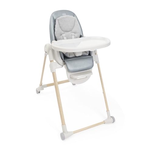 Chicco Polly Armonia Seggiolone Evolutivo Pappa Per Bambini Da 0 Mesi A 40 Kg, Seggiolone Reclinabile A Sdraietta Con Altezza E Poggiapiedi Regolabili