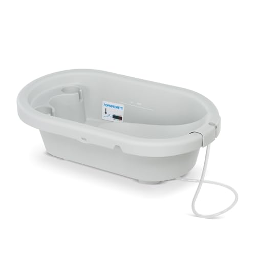 Foppapedretti Bath&Co Vaschetta Con Riduttore Ergonomico, Dalla Nascita A 12 Mesi, Grey