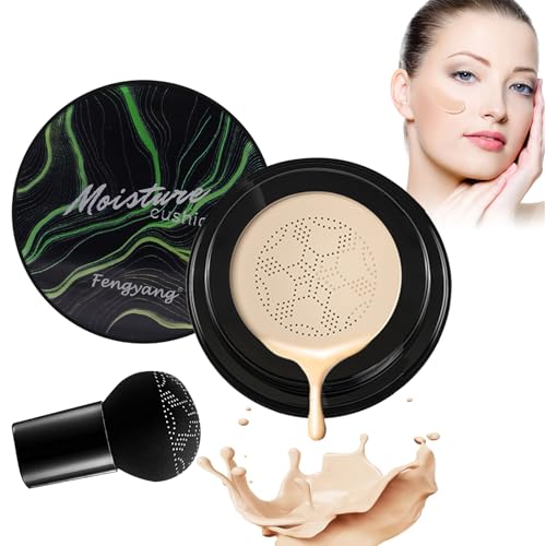 Fengyang® Bb Cream, Crema Cc, Crema Fondotinta, Mushroom Head Air Cushion Bb Cream, Correttore Duraturo Idratante Illuminante, Coprente Imperfezioni C