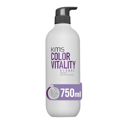 Kms Colour Vitality Blonde Shampoo 750Ml - Shampoo Anti-Ingiallimento Capelli Biondi