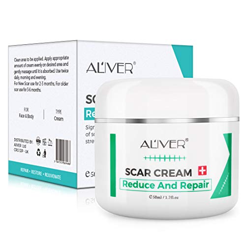 Cicatrici Crema, Scar Cream Rimuovere Cicatrici Chirurgiche, Cicatrici Acne I Smagliature Veloce Efficace Su Cheloide, Ustione, Bruciatura