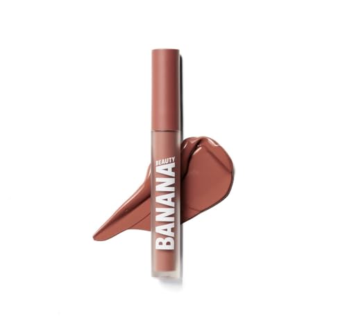 Banana Beauty Rossetto Liquido Semi-Opaco My Brownyyy Con Tenuta 10H – Rossetto Per Labbra Piene – Protezione Da Secchezza E Volume Intenso – Rossetto
