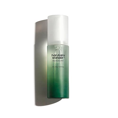 Haruharu Wonder Black Nebbia Di Bambù - Pelle Idratante E Rassodante, Ingredienti Chiave Ewg Green Segnato, Riso Nero, Panax Ginseng Per Una Superfici