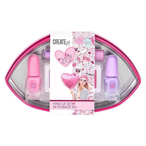 Create It! Set Di Trucco Duro In Blik Per Labbra