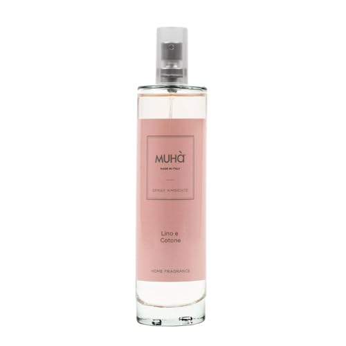 Muha' | Spray Profumatore Per Ambienti, Fragranza Lino E Cotone, Formato Da 100 Ml