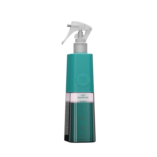 Nishlady Curl Manifesto Clarifying Bi-Phase Balsamo Per Capelli, 386 Ml, Look Lucido, Protegge La Struttura Dei Capelli, Per Capelli Ricci