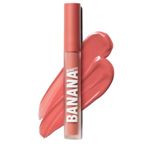Banana Beauty Rossetto Liquido Semi Matte Caramelita Con Tenuta 10H – Rossetto Per Labbra Piene – Protezione Da Disidratazione E Volume Intenso – Ross