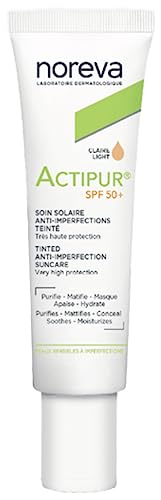 Noreva Actipur Anti-Imperfection Sun Care Spf50+ Light Tint 30 Ml