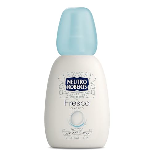 Neutro Roberts, Deodorante Vapo Fresco Classico, Zero Sali Di Alluminio, Con Puro Olio Di Glicerina, Deodorante Uomo E Donna, Plastica 100% Riciclata,