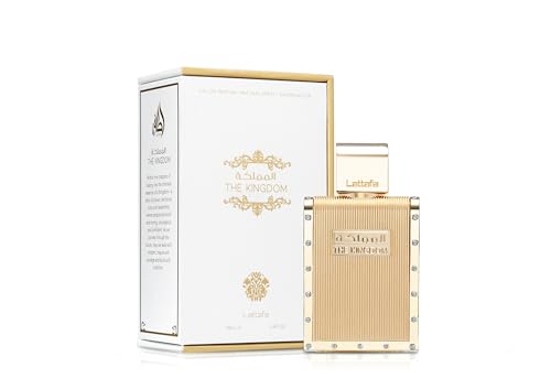 Lattafa The Kingdom Eau De Parfum Spray For Men, 3.4 Ounce