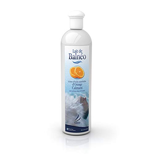 Camylle - Latte Da Bagno Idromassaggio All'Arancia - Emulsione Di Oli Essenziali Per Bagni Idroterapici, Bagni Di Bolle E Pediluvi - Lenitivo Con Arom