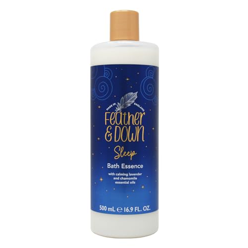 Feather & Down Essenza Da Bagno Sweet Dream (500Ml), Con Oli Essenziali Lenitivi Di Lavanda E Camomilla, Aiuta A Preparare Un Riposo Notturno Riposant