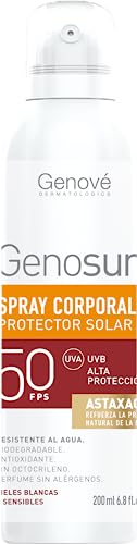 Genosun | Fotoprotector Spray Spf50 | Protezione Solare Per Tutti I Tipi Di Pelli | Filtri Con Proprietà Antiossidanti E Antinfiammatorie | 200 Ml