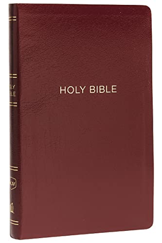 Nkjv, Thinline Reference Bible, Leather-Look, Burgundy, Red Letter, Comfort Print: Holy Bible, New King James Version
