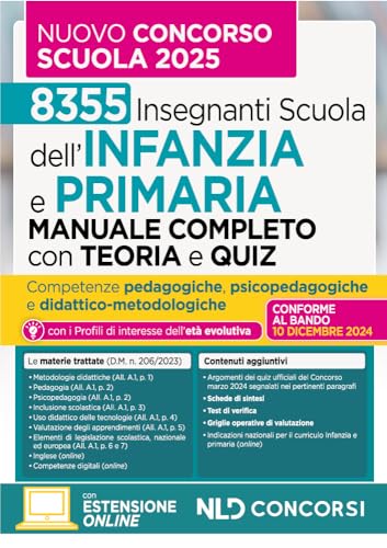 Manuale Infanzia E Primaria Con Teoria E Test Di Verifica Per Il Nuovo Concorso Scuola Infanzia E Primaria 2025