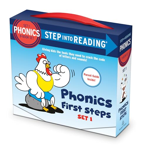 Step Into Reading Phonics First Steps, Set 1: Includes 8 Easy-To-Decode Books And Parent Guide