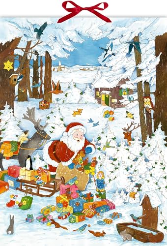 Wand-Adventskalender - Bescherung Im Winterwald: Bescherung Im Winterwald