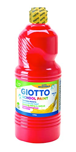 Farba Giotto School Paint Scarlet Red 1 L