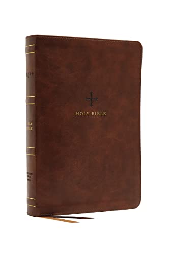 Holy Bible: New Revised Standard Version, Catholic Bible, Brown, Journal Edition, Leathersoft, Comfort Print