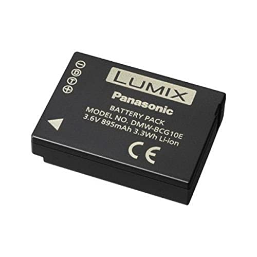 Panasonic Dmw-Bcg10E Batteria Ricaricabile Unica Compatibile Per Fotocamere Digitali Tz6, Tz7, Tz8, Tz10, Tz18, Tz20, Zx1, Zx3