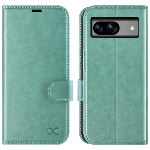 Ocase Cover Per Google Pixel 8A, Custodia A Libro In Pelle Google 8A Interno Tpu Antiurto Portafoglio [Rfid Blocking] [Carta Fessura] [Supporto Stand]