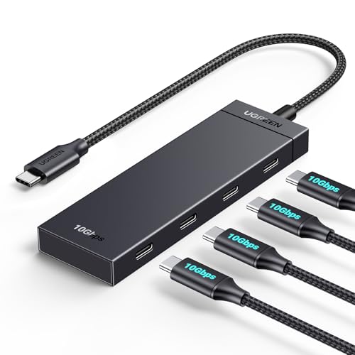 Ugreen 10Gbps Hub Usb C 3.2 Gen 2 A 4 Porte Usb C Adattatore Usb C A Usb C Compatibile Con Iphone 16 Plus Pro Max Macbook Pro Air Imac Xps Ipad Pro Ai