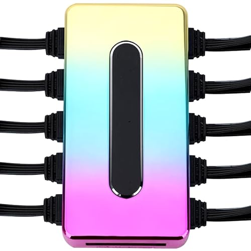 Argb Fan Hub Controller Ventole Pc Sdoppiatore, 5V 3Pin Fan Splitter (Argb)