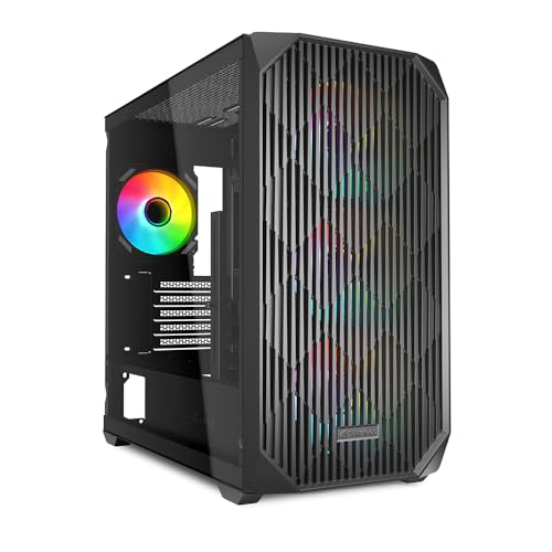 Sharkoon Mk3 Rgb Black, Custodia Per Pc Matx