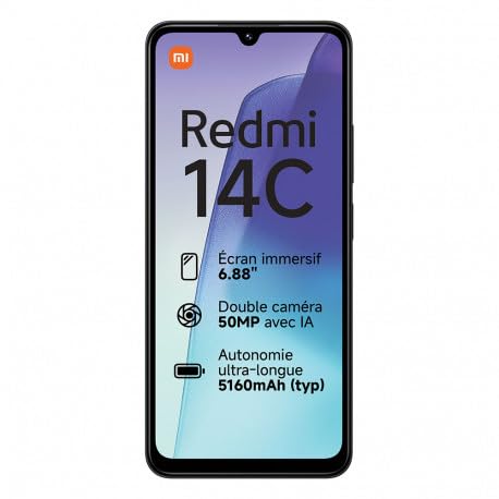 Xiaomi Redmi 14C Nfc (6.88'' - 128 Gb, 4 Gb Ram) Nero