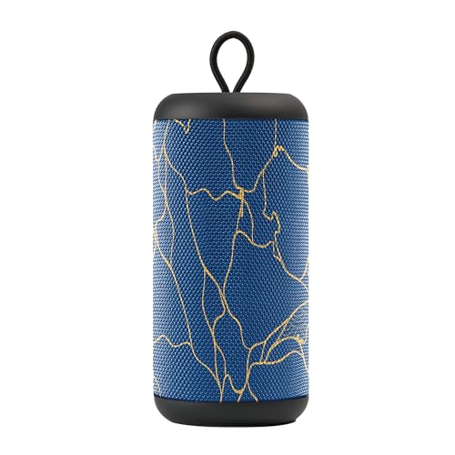 Music Sound - Vertical - Cassa Speaker Bluetooth - 5 Watt - Wireless - Play Time 4 Ore - Bluetooth 5.0 - Blu
