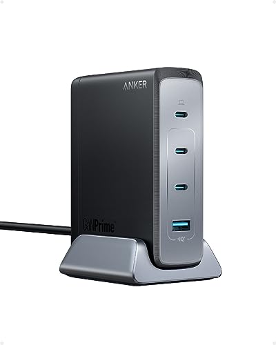 Caricatore Usb-C Anker Da 240 W, Caricatore Anker Ganprime, Gan Compatto Veloce 4 Porte Per Macbook Pro/Air, Iphone 14/Pro, Ipad Pro, Dell Xps, Galaxy