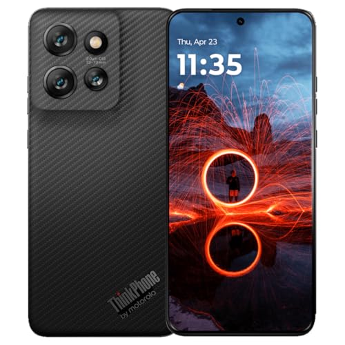 Motorola Thinkphone 25 5G 2024 (Carbon Black) Xt2409-06 | Dual Sim (Nano Sim, Esim) 256Gb + 8Gb Ram Android 14 Factory Unlocked Smartphone