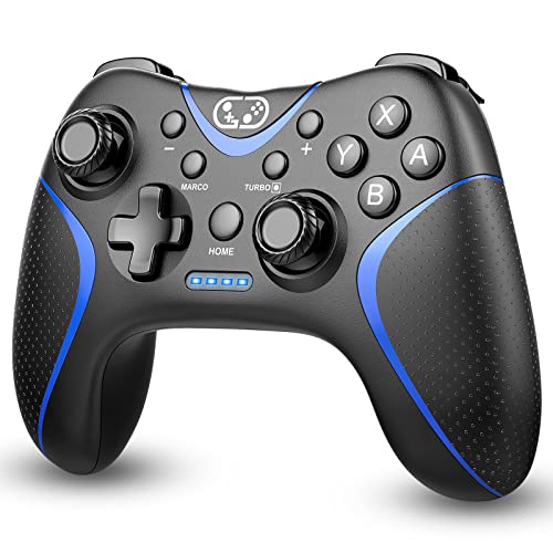 Cehensy Controller Per Switch/Switch Oled/Switch Lite,Controller Switch Con 6-Axis Gyro,Doppia Vibrazione,Turbo E Screenshot,Wireless Switch Pro Contr