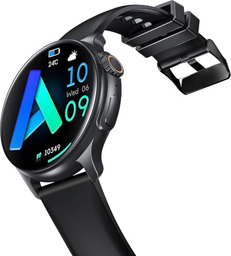 Emporia Watch Joy Smart Watch Per Uomini E Donne, Orologio Fitness, Orologio Sportivo, Orologio Per Anziani, Orologio Sanitario, Funzione Telefono, Bl