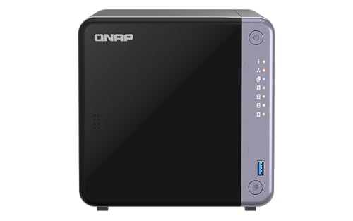Qnap Ts-432X-4G-Us Nas Desktop A 4 Alloggiamenti 10Gbe Con Processore Quad-Core Arm Alpine Al524 E Ram Ddr4 Da 4 Gb (Senza Disco)