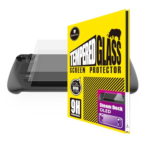 Skull & Co. High Transparency And High Sensitive Tempered Glass Screen Protector For Steam Deck/Oled (2-Pack)