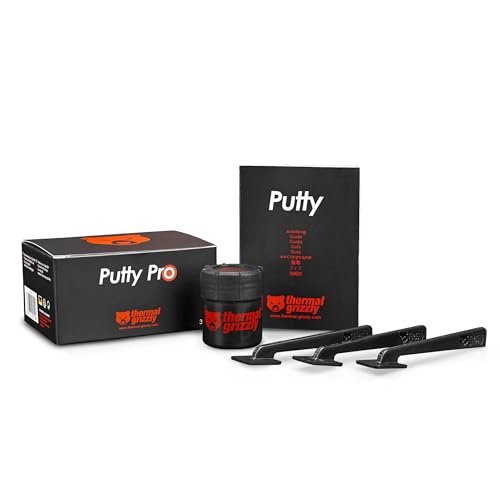 Thermal Grizzly Tg Putty Pro - Stucco Termico Ad Alte Prestazioni Elettricamente Non Conduttivo Per Applicazioni Gpu E Pcb, 30 G