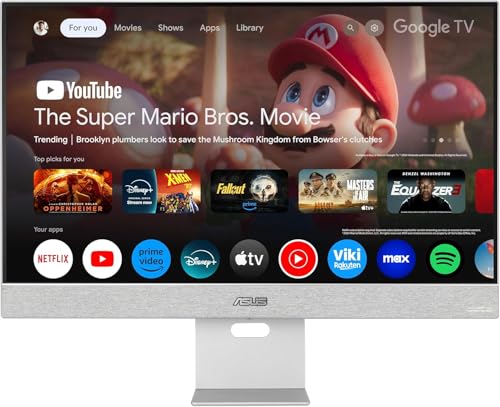Asus Zenscreen Ms27Uc Monitor 27", Ultra Hd Ips (3840X2160), Hdmi, Displayport, Hub Usb, Compatibile Con Google Tv E Con Lo Streaming, 99% Srgb, Argen