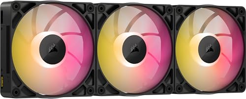 Corsair Icue Link Rx120 Max Rgb 120Mm Pwm Ventaglio Spessos Con Icue Link System Hub – Alta Pressione Statica – Cuscinetto Magnetico A Cupola – Confez