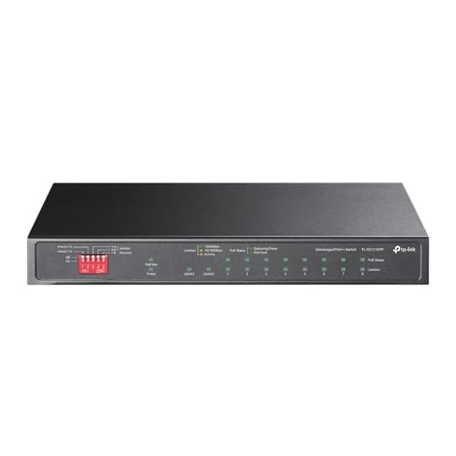 Tp-Link Switch Desktop Gigabit A 10 Porte Con Poe+ A 6 Porte E Poe++ A 2 Porte, Budget Poe Da 123 W, Modalità Di Isolamento E Priorità, Ripristino Aut
