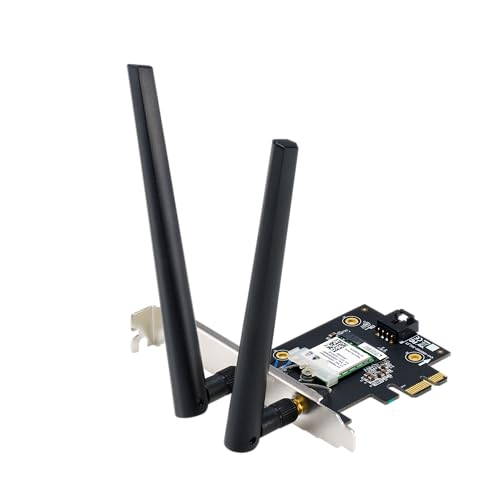 Asus Be6500 - Adattatore Wifi 7 Pci-E Tribanda 802.11Be Bluetooth 5.4, Sicurezza Di Rete Wpa3, Ofdma E Mu-Mimo, Multi-Link Operation)