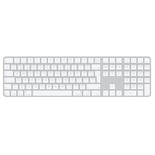 Apple Magic Keyboard Con Touch Id E Tastierino Numerico Per Mac Con Chip Apple - Inglese (Gb) - Tasti Bianchi 