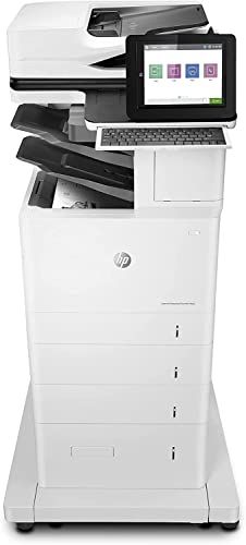 Hp Laserjet Enterprise Flow M635Z 7Ps99A, Stampante Multifunzione A4, Stampa Fronte E Retro Automaticain B/N, 61 Ppm, Usb, Gigabit Ethernet, Hp Smart,