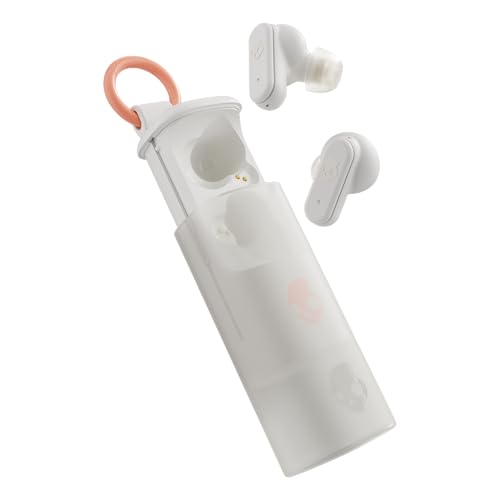 Skullcandy Dime Evo In-Ear Wireless Earbuds, 36 Hr Battery, Microphone, Works With Iphone Android And Bluetooth Devices - Bone Orange
