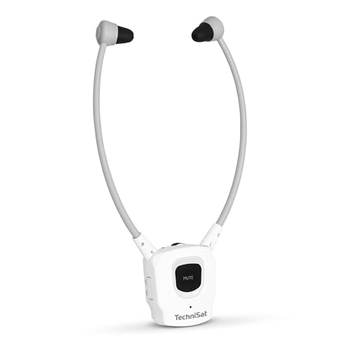Technisat Stereoman Isi 3 – Cuffie (Secondo Auricolare, Senza Fili Stereo Con Batteria, Senza Trasmettitore, Solo Compatibile Con Stereoman Isi 3) Bia