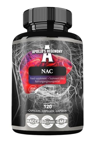 Nac 500 Mg - N-Acetil L-Cisteina 120 Capsule Vegane - Fornitura Per 4 Mesi - Integratore Alimentare Di Aminoacidi Per Sostenere La Funzione Epatica E