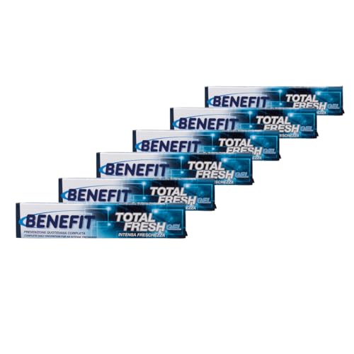 Benefit Dentifricio Total Fresh Gel Intensa Freschezza Prevenzione Quotidiana Completa 75Ml Confezione Da 6 Pezzi