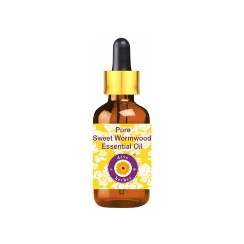 Deve Herbes Puro Sweet Wormwood Olio Essenziale (Artemisia Annua) Con Contagocce In Vetro Grado Terapeutico Naturale Distillato A Vapore 30Ml (1 Oz)