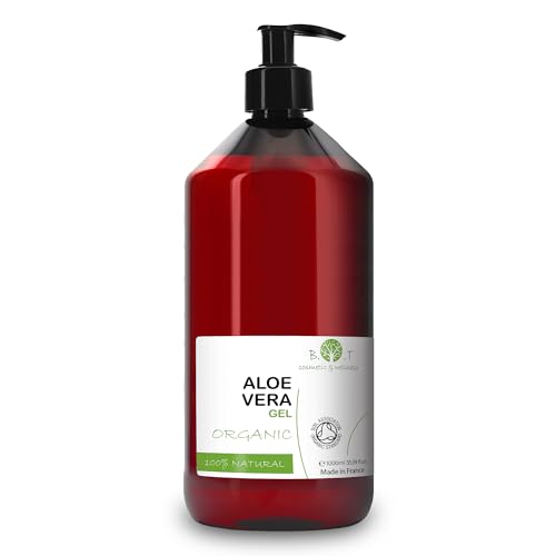 Aloe Vera Gel Puro 99% 1000Ml Bio Dopo Sole After Sun Corpo Viso Mani Gel Capelli Idratanti Naturale Acne Gel Aloe Vera Puro Post Depilazione Eco Gel