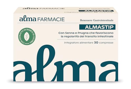 Almastip Alma Farmacie, Per La Regolarità Del Transito Intestinale, Con Azione Lassativa, Detossinante E Prebiotica, Con Senna E Prugna, Formato Anche